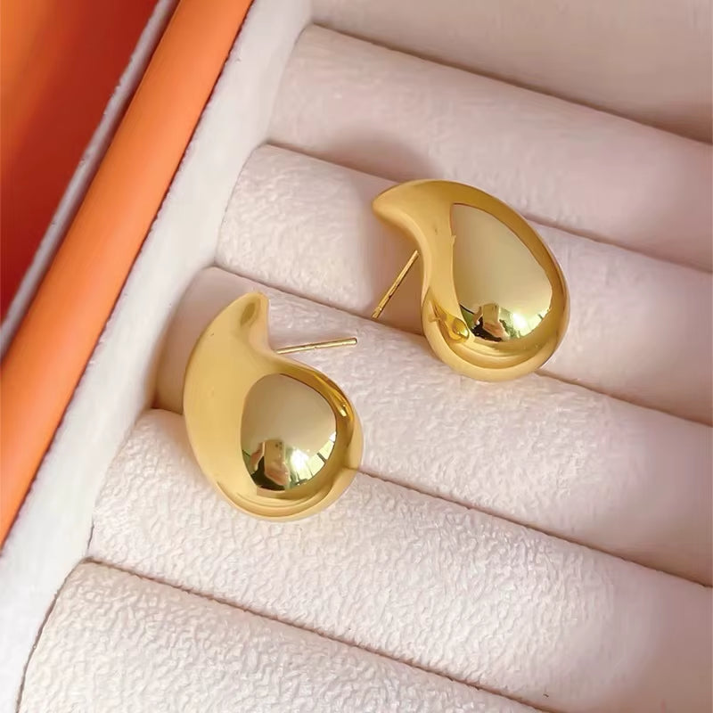 Tear Drop Pendant Earrings