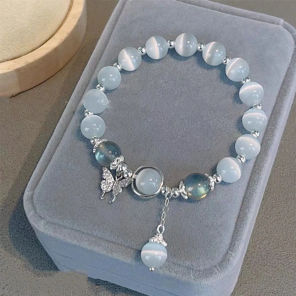 Matching Couples Friendship Bracelets for Women & Men Luminous Glow in the Dark Cat