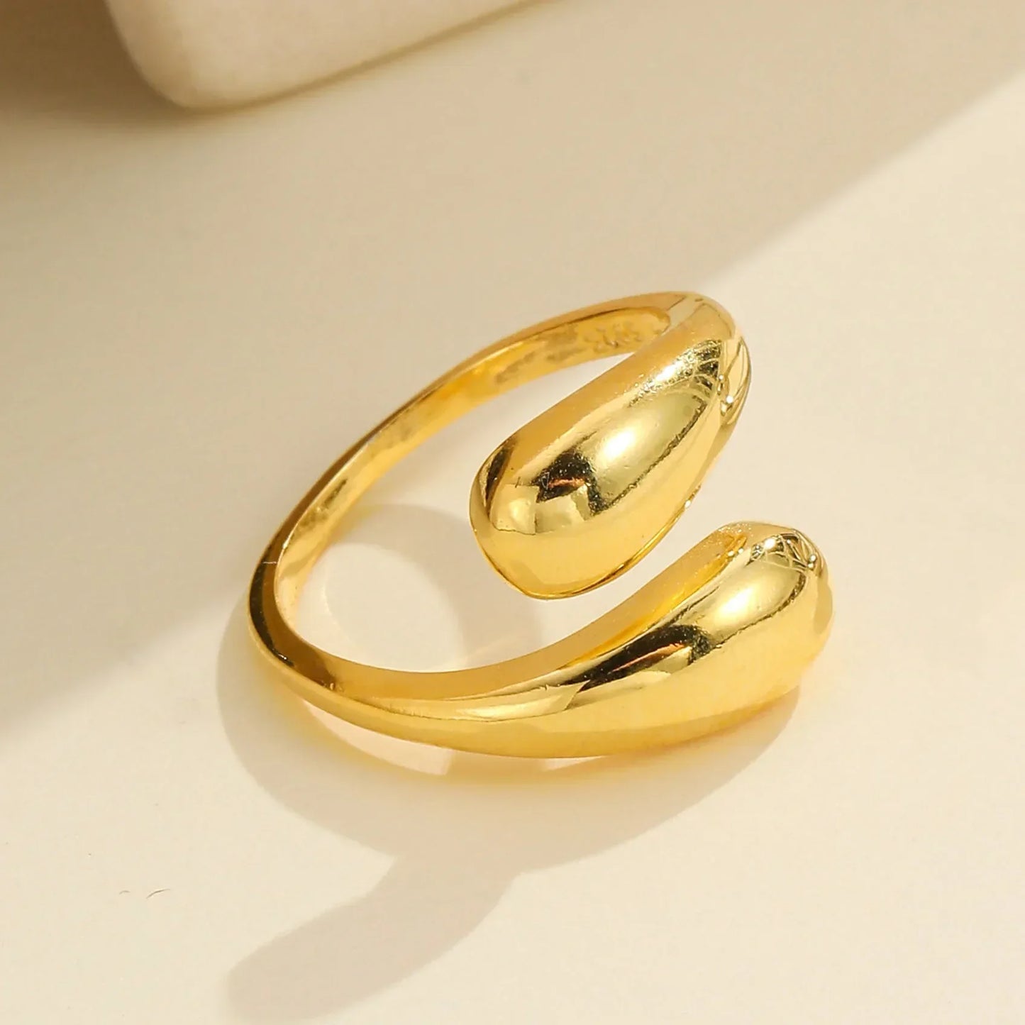 Stainless Steel Metal Heart Rings for Women & Men