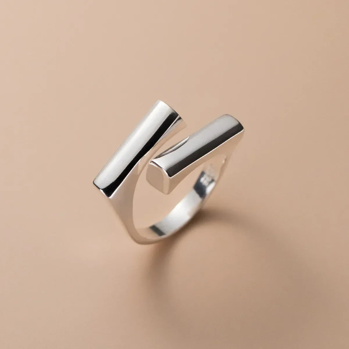Stainless Steel Metal Heart Rings for Women & Men