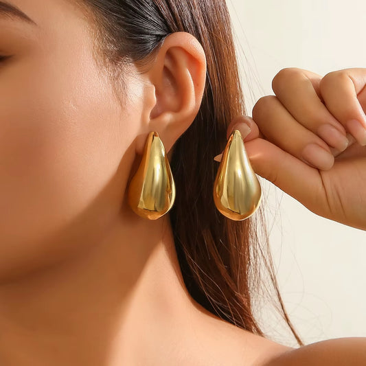 Tear Drop Pendant Earrings 