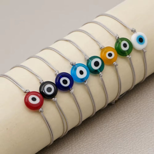 Easter Greek Eye Bracelet for Women Fashion 2023 Turkish Eye Braclets Simple Jewelry Unisex Rope String Lucky Bracelets
