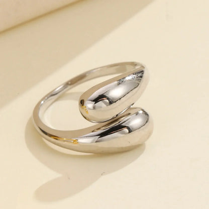 Stainless Steel Metal Heart Rings for Women & Men