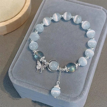 Matching Couples Friendship Bracelets for Women & Men Luminous Glow in the Dark Cat