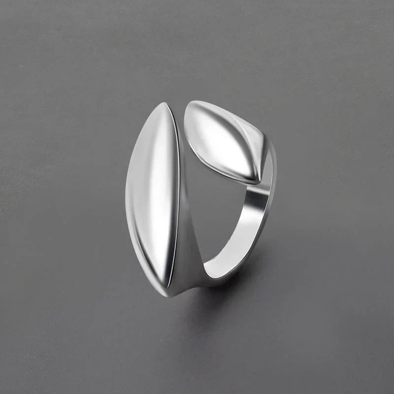 Stainless Steel Metal Heart Rings for Women & Men